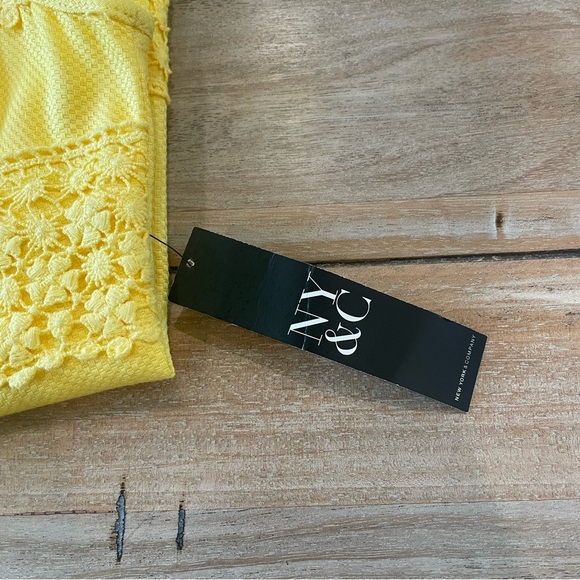 New York & Company Yellow Sleeveless Sheath Dress - Picture 11 of 12